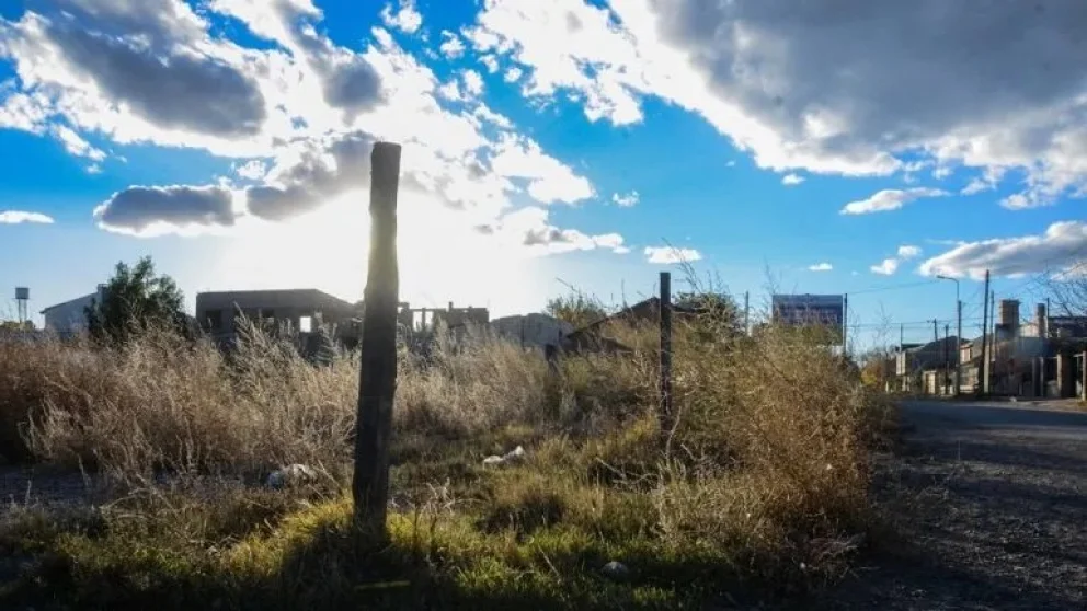 Con "Botón neuquino", las familias podrán acceder a este descuento en el pago de tributos de los terrenos baldíos.