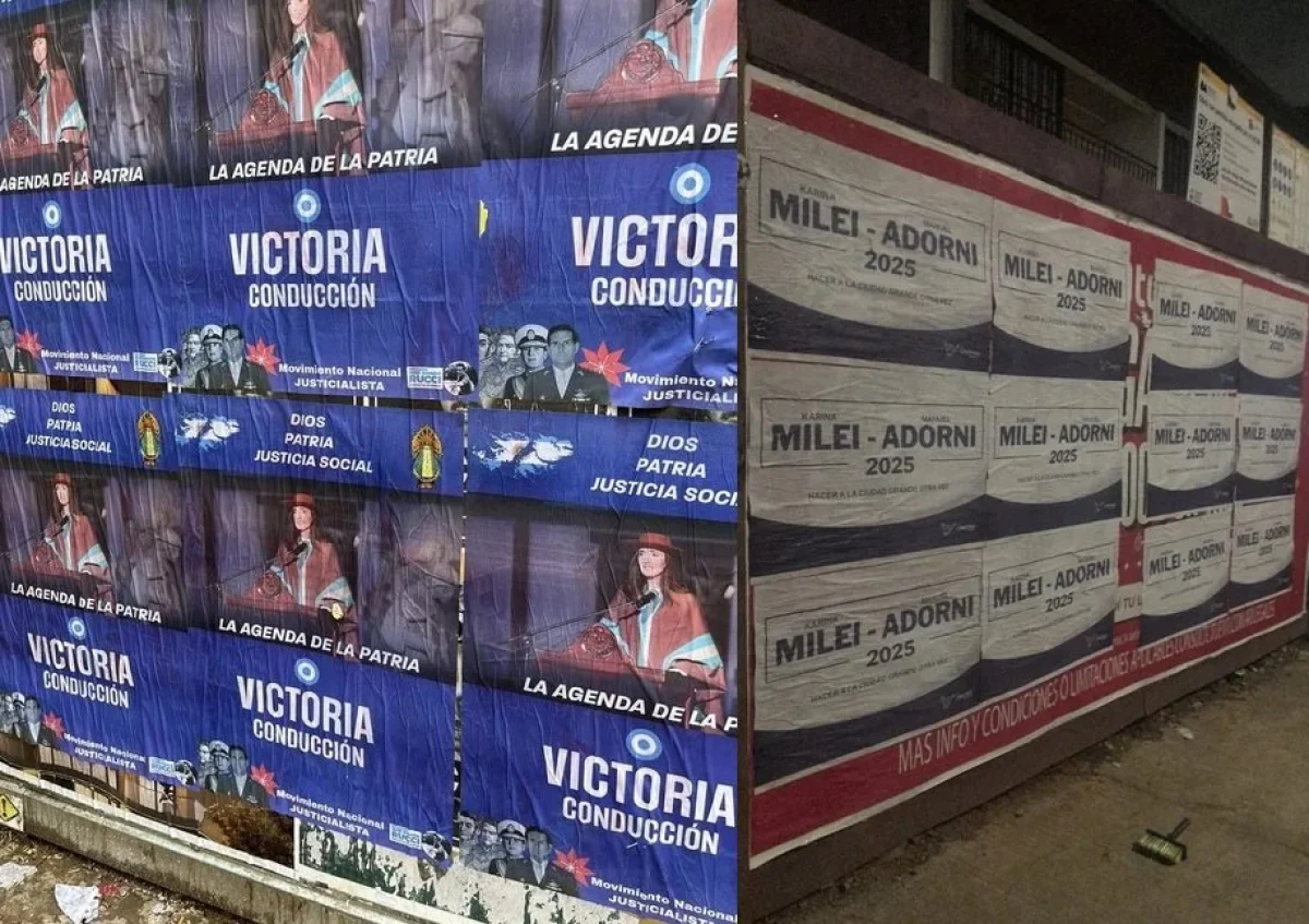 Empezó la guerra de afiches entre Villarruel y Milei | Alerta Digital