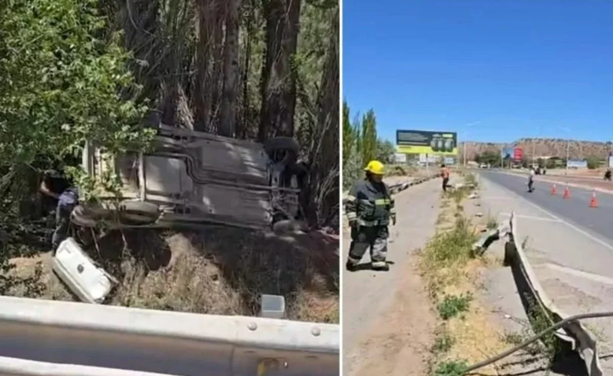 Impactante accidente en la Ruta 7: una camioneta volcó y quedó atrapada ...