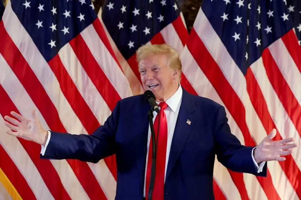 Además, Trump dijo que "podría ser el martes por la noche". Foto: Archivo