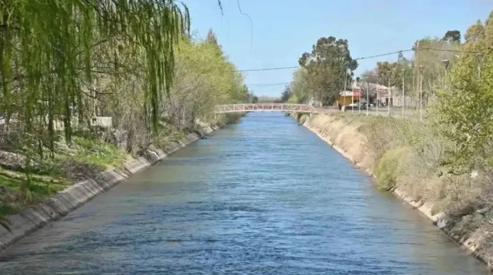 Canal de riego de Allen. Foto: Archivo