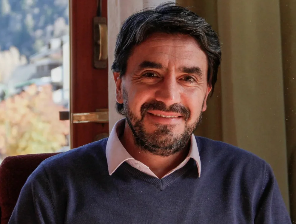 El intendente de San Martín de los Ándes, Carlos Saloniti. 