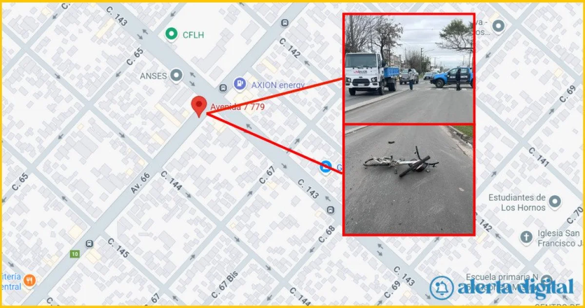 Un ciclista murió tras ser embestido por un camión que se dio a la fuga ...