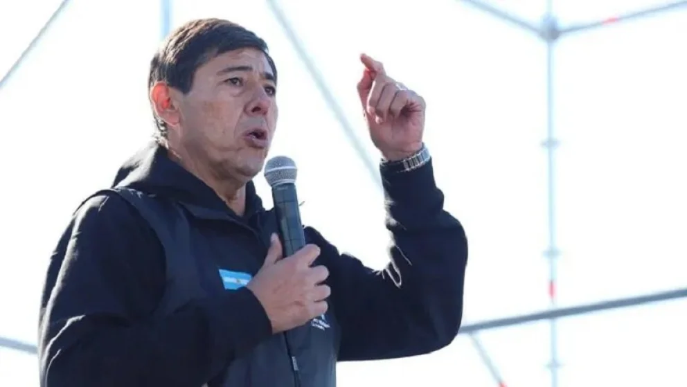 El secretario general del sindicato de Petróleo y Gas Privado de Neuquén, Río Negro y La Pampa, Marcelo Rucci.