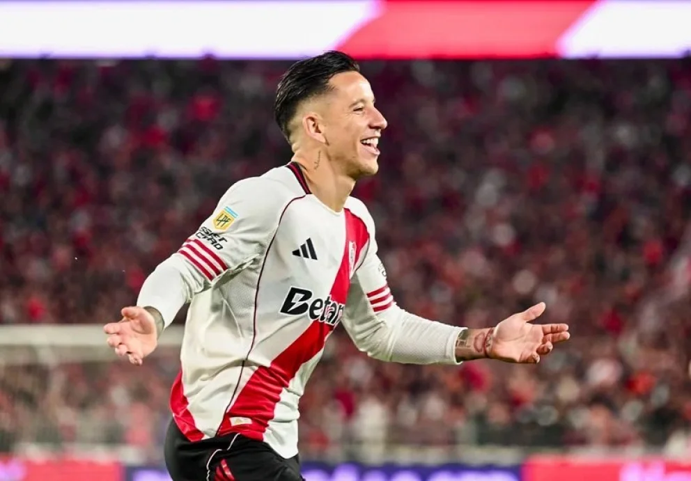 Sebastián Driussi ya está recuperado de su desgarro y Coudet suma una pieza irremplazable en ataque. Foto: Archivo