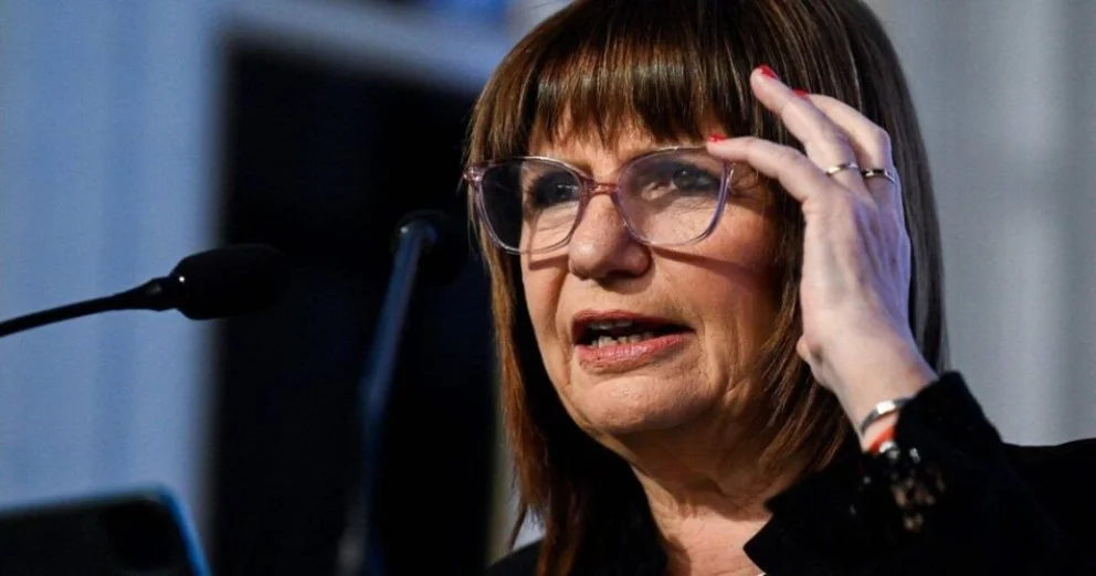 Patricia Bullrich se distancia del presidente. 