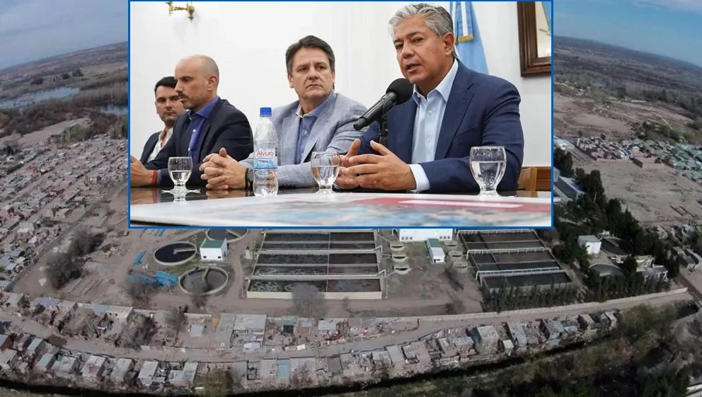 La planta Tronador trata el 90% de los líquidos sanitarios de la ciudad capital. Foto: archivo/Prensa Provincia