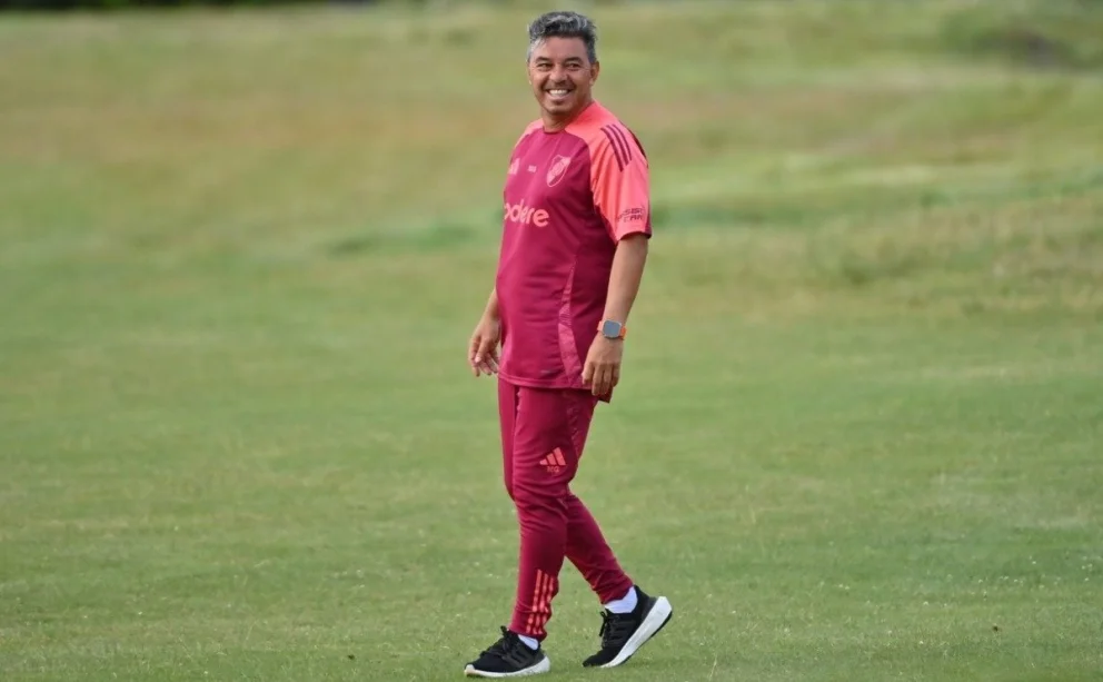 Marcelo Gallardo en San Martín de Los Andes. Foto: archivo
