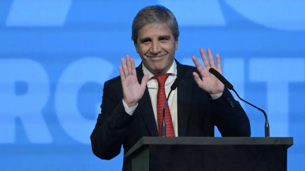 El ministro de Economía Luis Caputo.