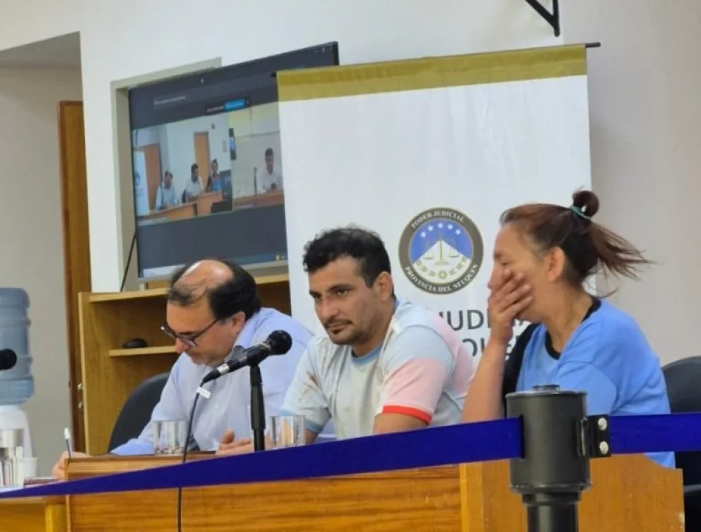 La pareja imputada del robo a la sucursal del banco en Cutral Co. Foto: Cutral Co Al Instante