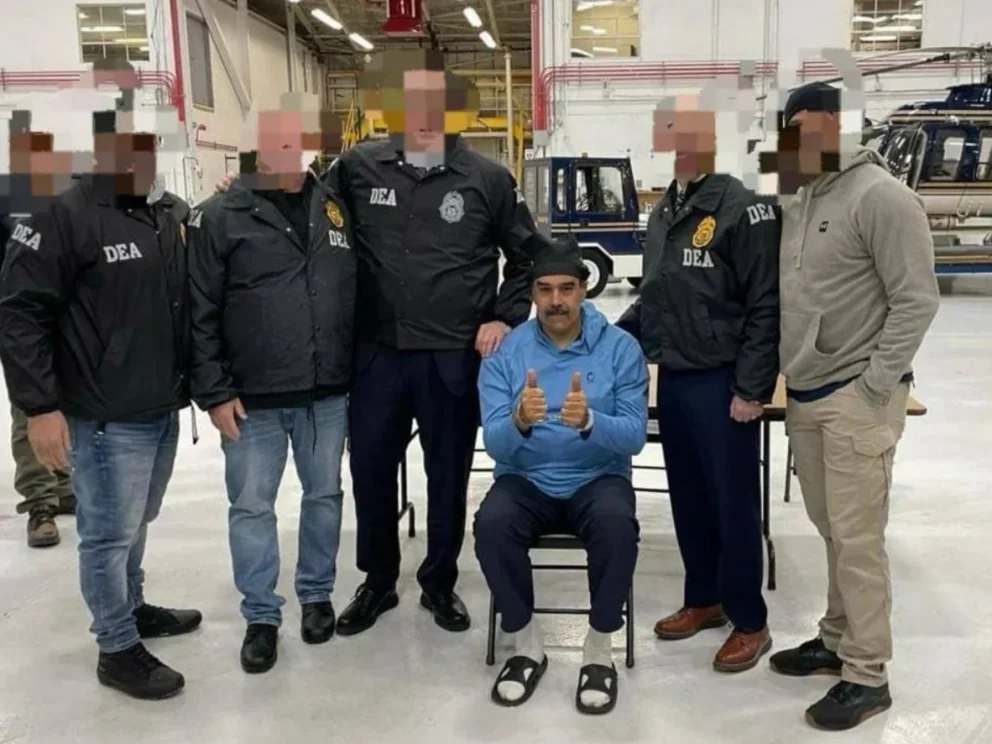 Nicolás Maduro fue capturado por las fuerzas estadounidenses el último sábado en Caracas en un operativo de seguridad sin precedentes. Foto: Gobierno de Estados Unidos