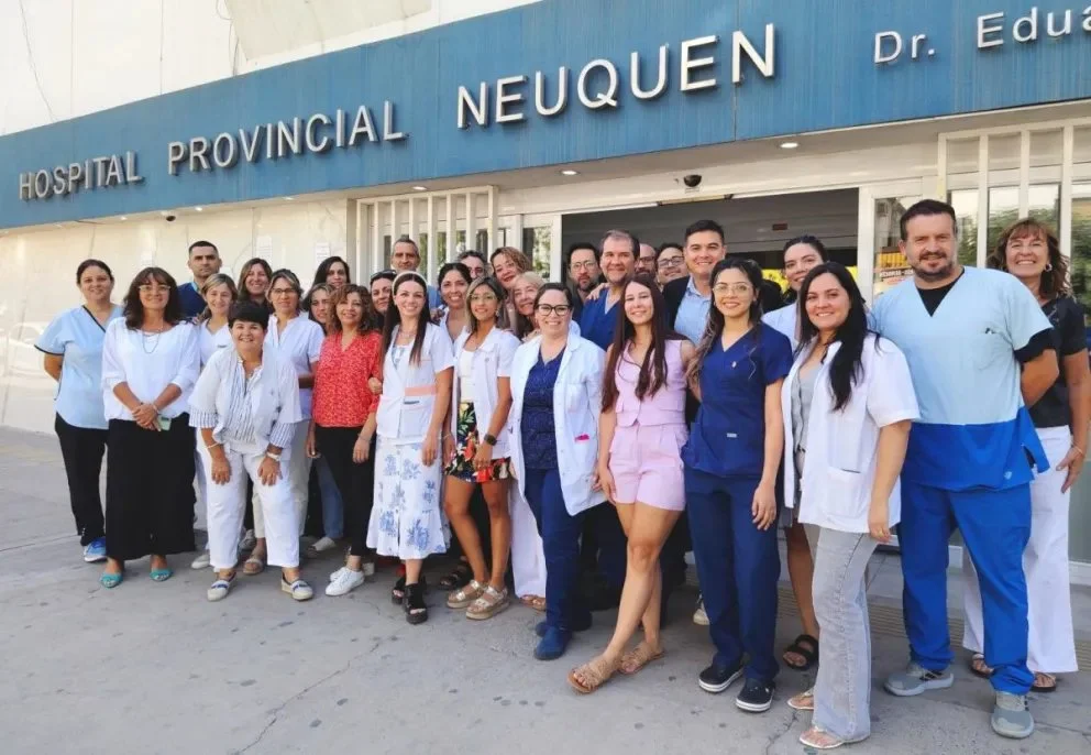 Un equipo de profesionales con gran compromiso por la salud pública. Foto: Neuquén Informa
