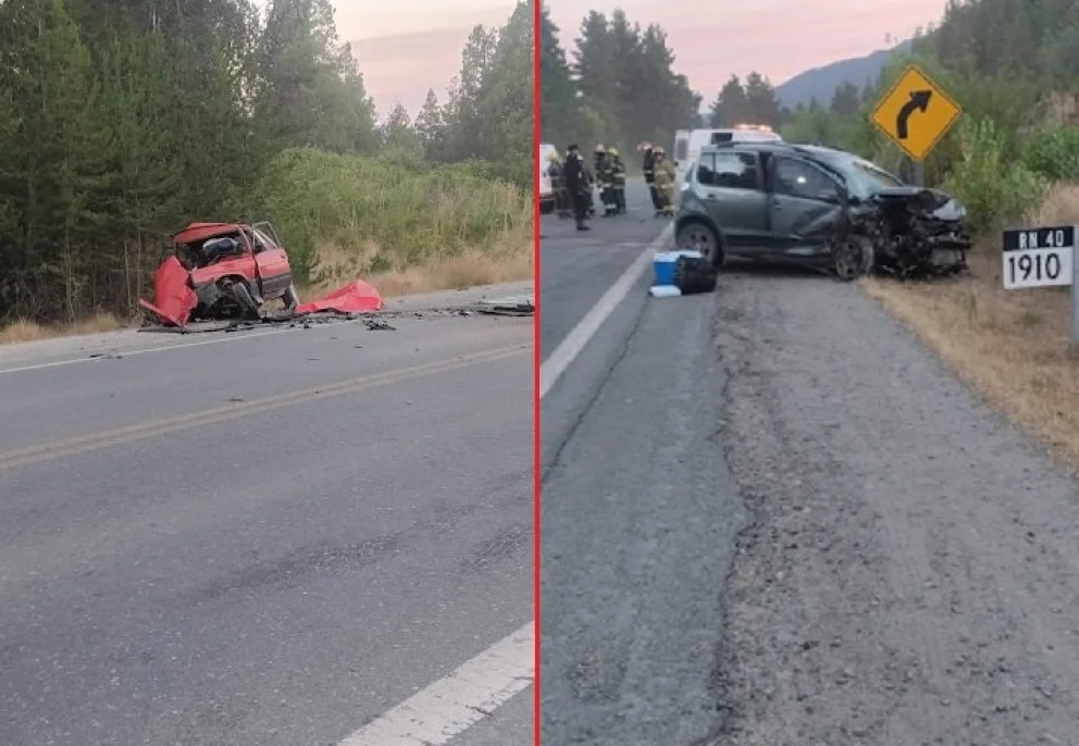 Dos personas permanecen internadas en el hospital de Lago Puelo, con pronóstico reservado. Fotos: gentileza