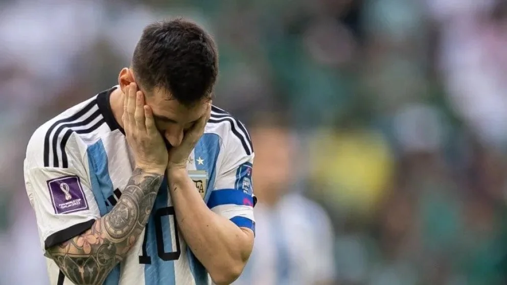 El lamento de Messi con la Selección Argentino. Foto: archivo