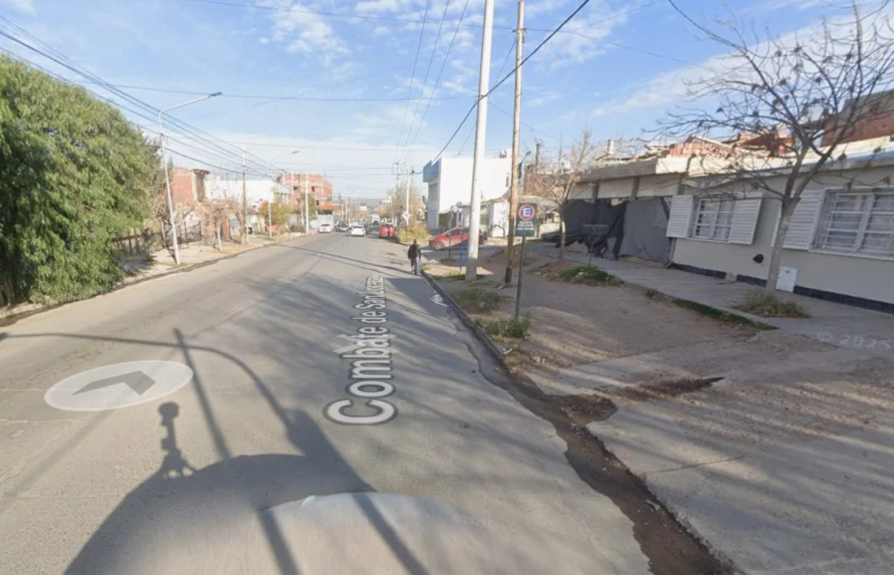 Combate de San Lorenzo al 760, una zona altamente transitada. Foto: Google Maps