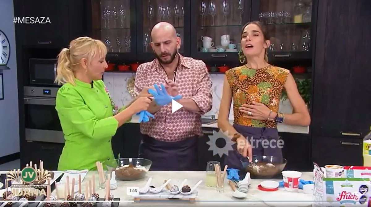 Fruch en el programa Almorzando con Juana Viale