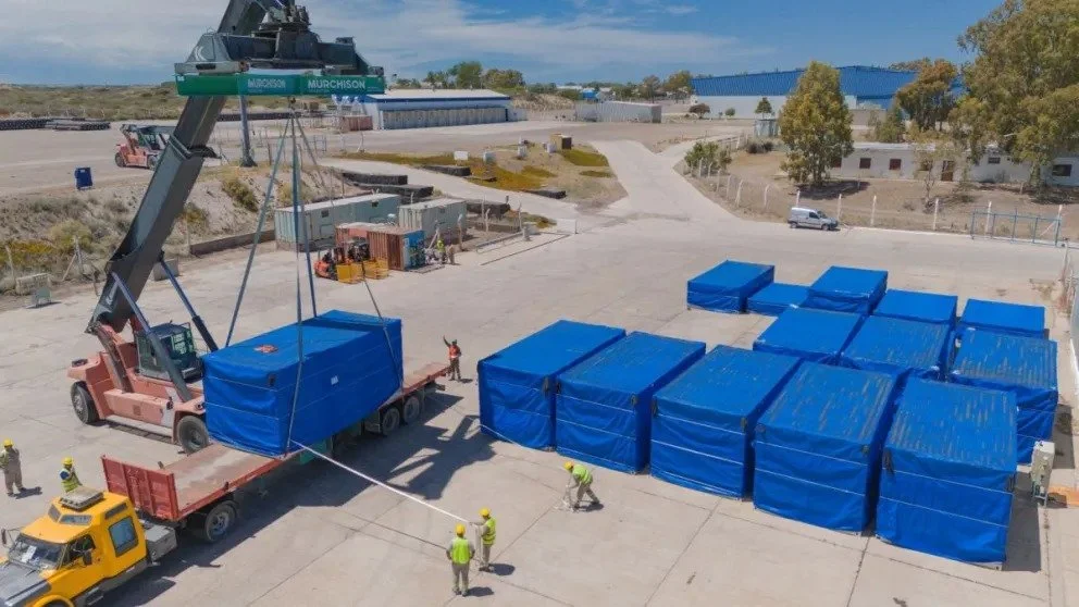 San Antonio Este se prepara para convertirse en un nodo logístico clave de la exportación energética de Vaca Muerta. FOTO ARCHIVO