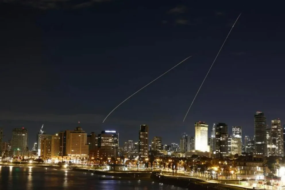 Drones interceptan bombardeos en Tel Aviv. Foto:
Agencia Xinhua