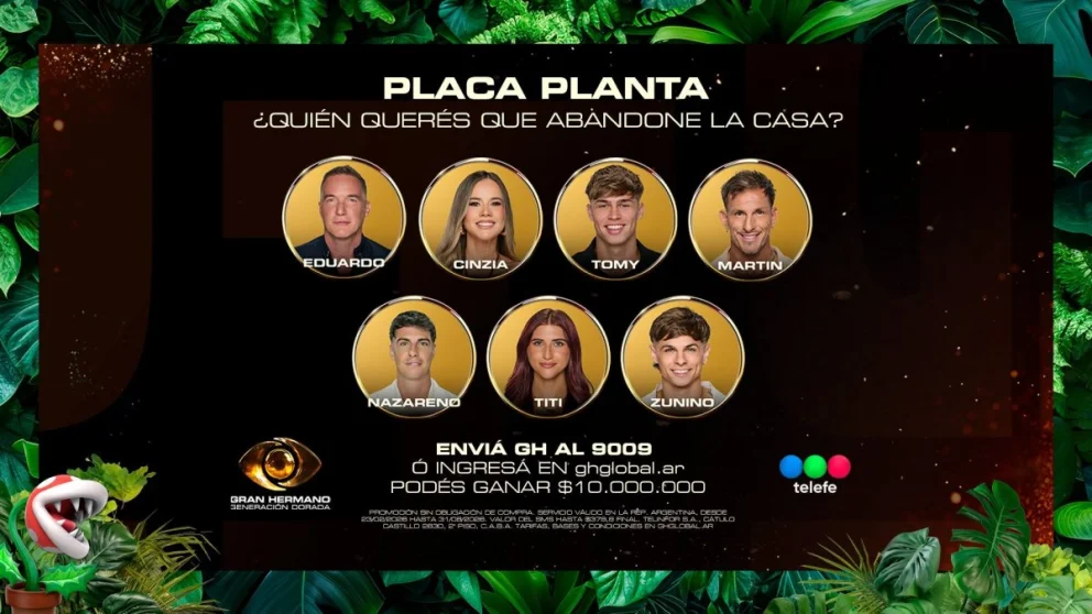 Quedó conformada la "Placa Planta", rumbo a la gala de eliminación