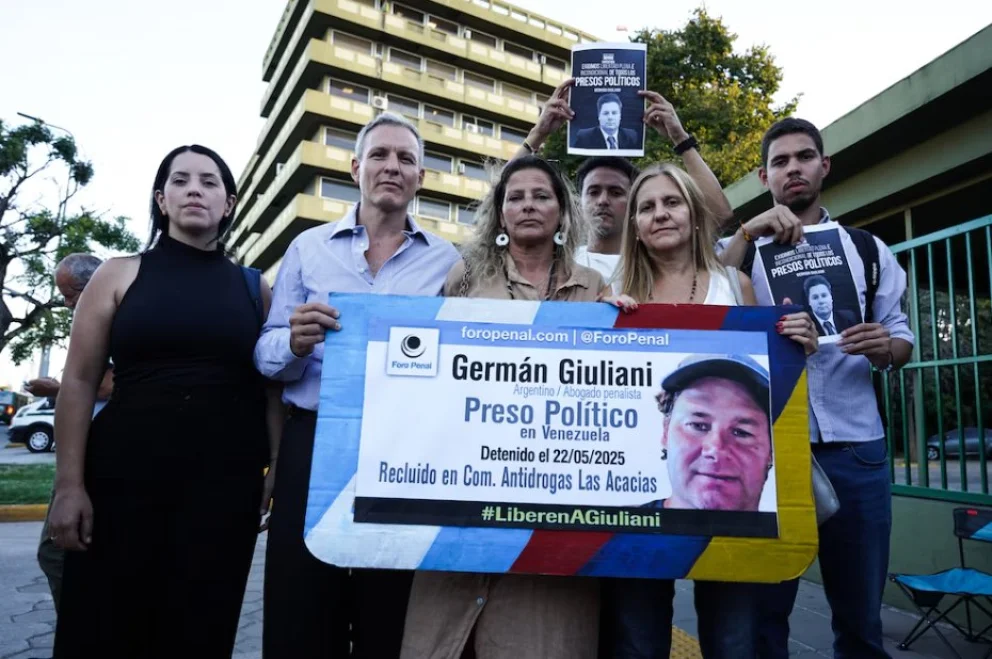 Familiares del abogado argentino Germán Giuliani difundieron un video para pedir ayuda internacional y lograr su liberación tras casi diez meses detenido en Venezuela (Foto: archivo)