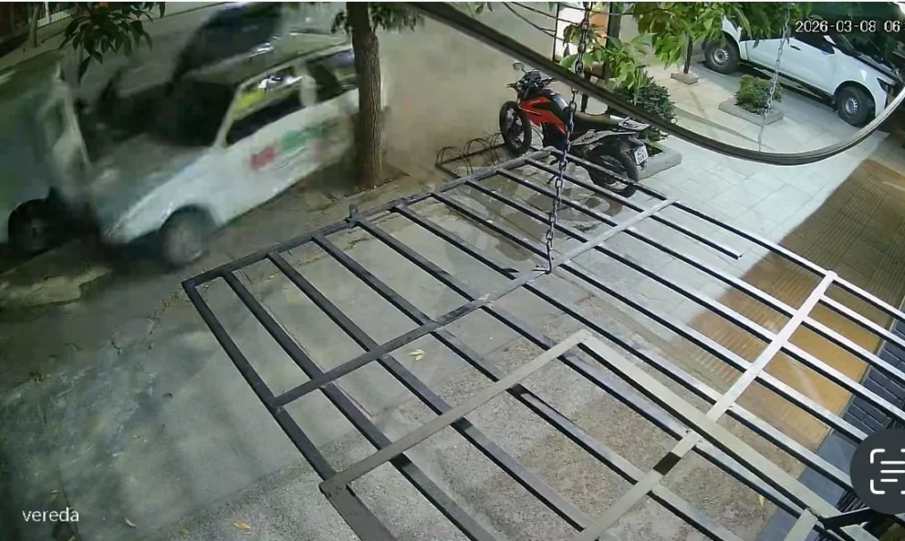 El accidente ocurrió en la calle Beltrán al 1500 del barrio La Sirena.