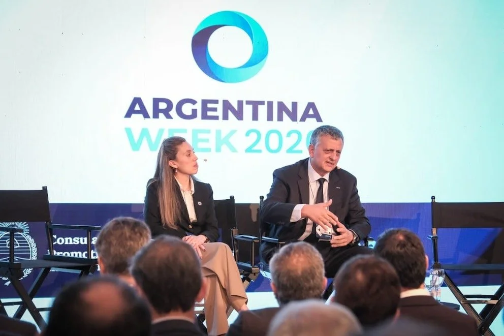 Horacio Marín participó en Nueva York de un panel con gobernadores donde se analizó el potencial energético argentino. Foto gentileza