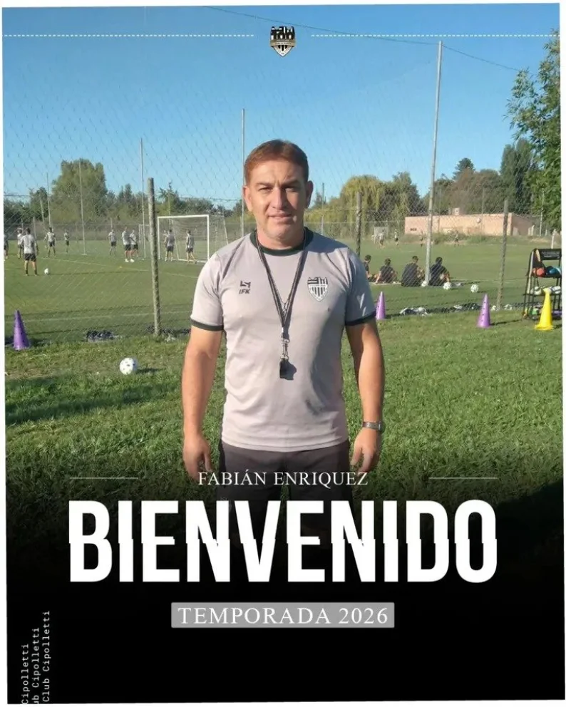 Una nueva era arranca para el club Cipolletti. Foto: @clubcipolletti