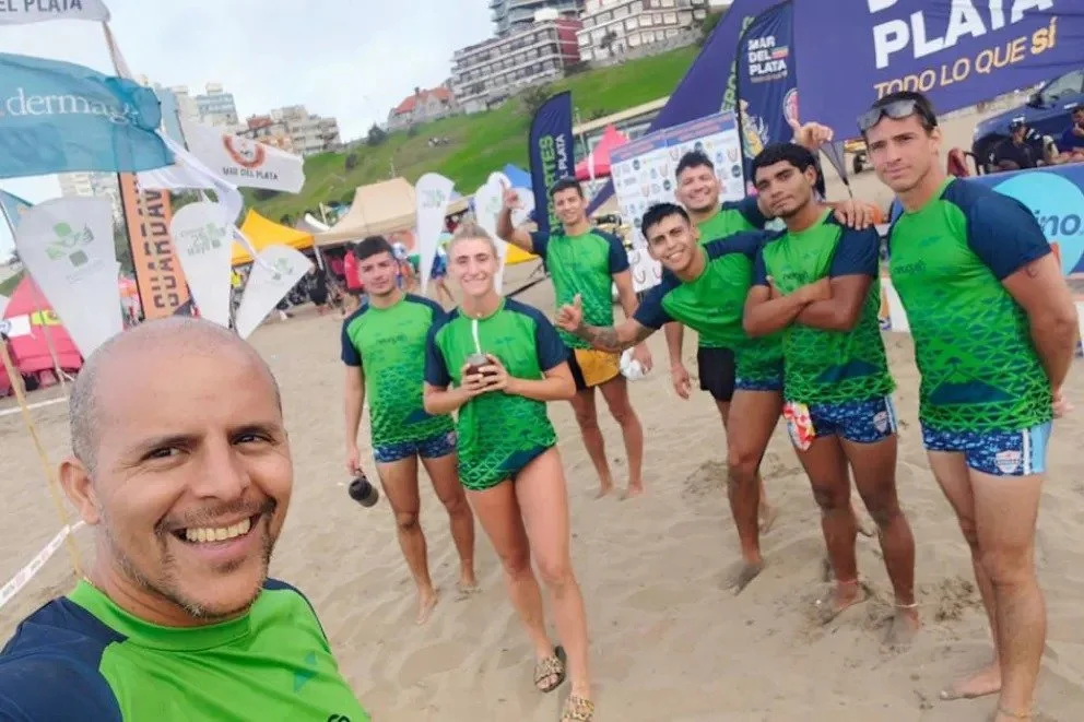 El equipo neuquino sumó podios en la localidad de la Costa Atlántica y dejó una sólida actuación en el torneo nacional. Foto: gentileza