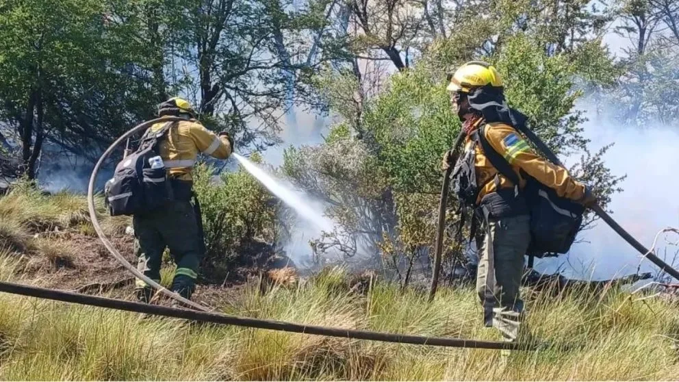 Las condiciones del terreno y el viento dificultaron las tareas.