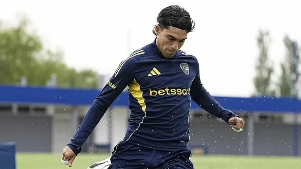 El Changuito Zeballos se suma a la comitiva de Boca. Foto: prensa Boca