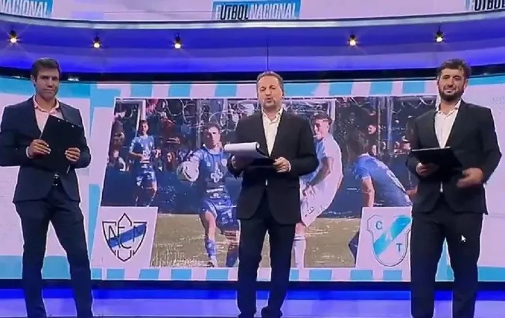 El trío de periodistas que lleva a cabo el programa F Nacional. Foto: captura
