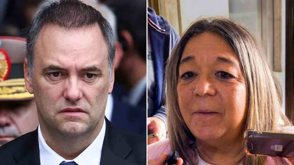 Manuel Adorni y la escribana Nechevenko