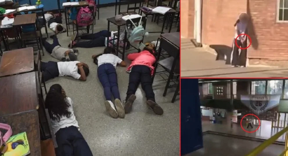 Dentro y fuera de los edificios escolares es cada vez más frecuente el uso de armas por parte de adolescentes. Cómo se relaciona lo real con lo virtual. 