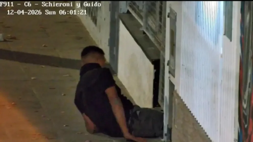 Preso de su propia torpeza, el ladrón no pudo concretar el robo y quedó a disposición de la Justicia. Foto: gentileza.
