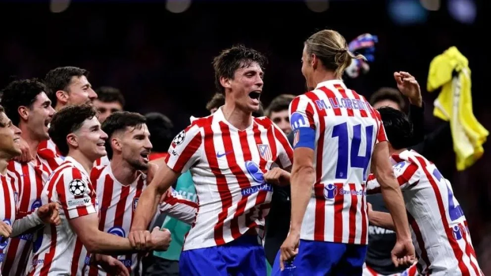 El Atlético del Cholo sufrió ante el Barcelona pero ya está en semifinales. Foto: archivo