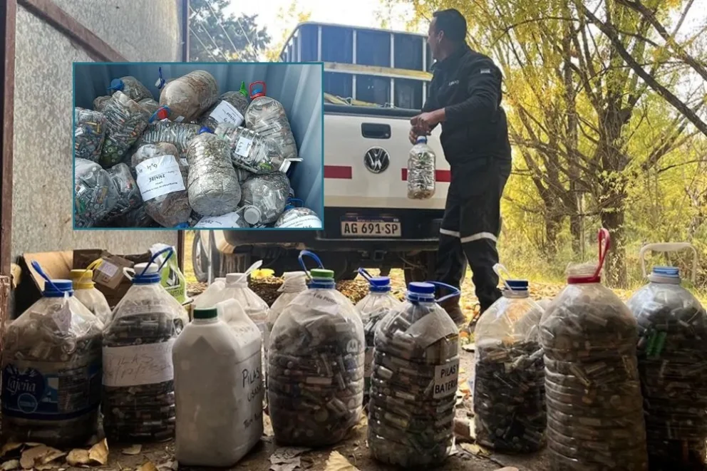 La recolección se llevó a cabo en 39 municipios y comisiones de fomento de la provincia del Neuquén. Fotos: Neuquén Informa