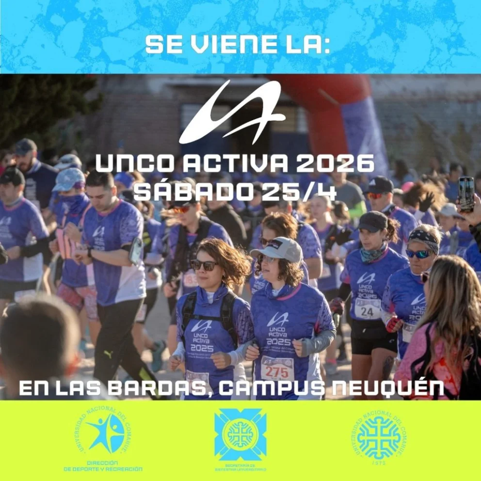 Se viene una nueva edición de la UNCO Activa. Foto: gentileza