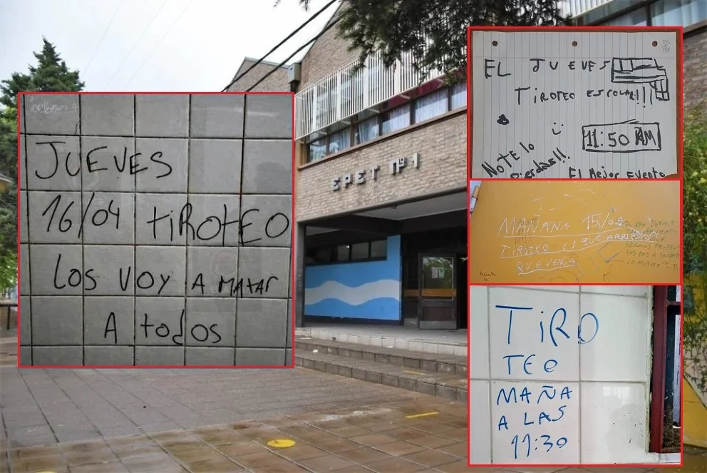 Las amenazas que aparecieron en una escuela de Cutral Co y en otras del país conmueve a la comunidad educativa. Foto: archivo/gentileza/NA