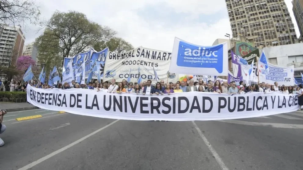 La última marcha federal universitaria.