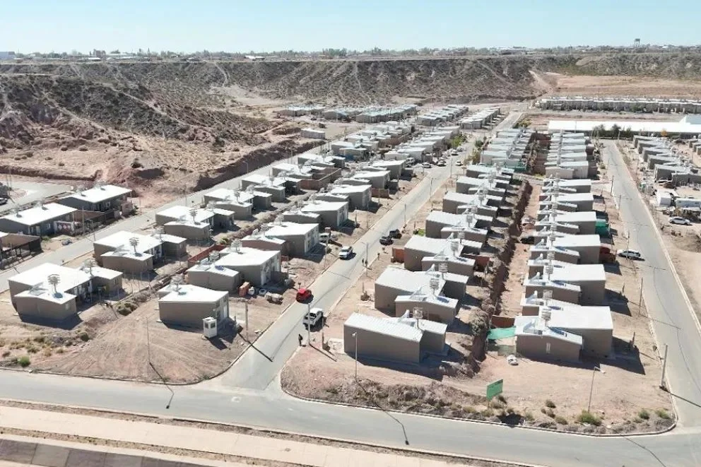 Las nuevas soluciones habitacionales se harán en el sector del barrio Cuenca VX. Foto: Neuquén Informa