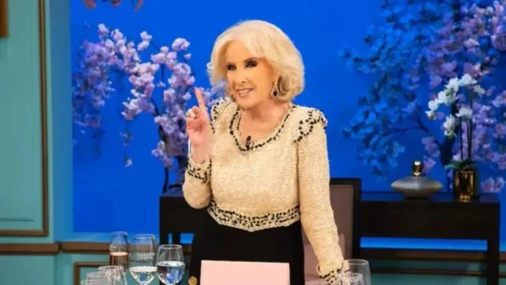 Qué le pasó a Mirtha Legrand que no pudo grabar el programa este viernes. Foto: archivo
