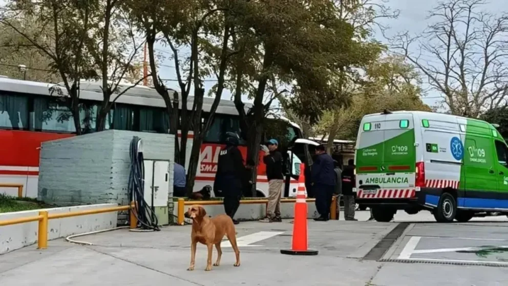 El intenso operativo para poder recuperar el cuerpo de Guiñazú demandó la intervención de una grúa municipal. Foto: gentileza.