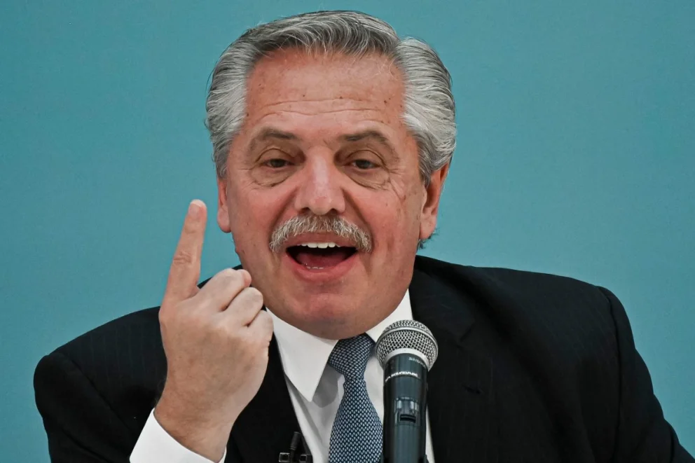 El expresidente Alberto Fernández. 