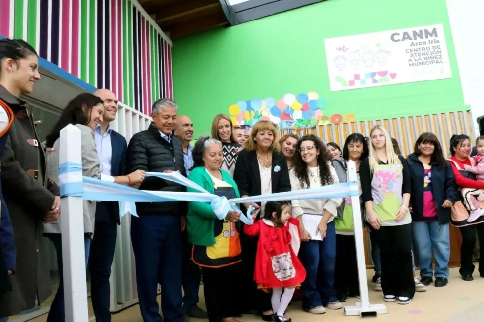 La inauguración del espacio financiado por la provincia y el municipio.