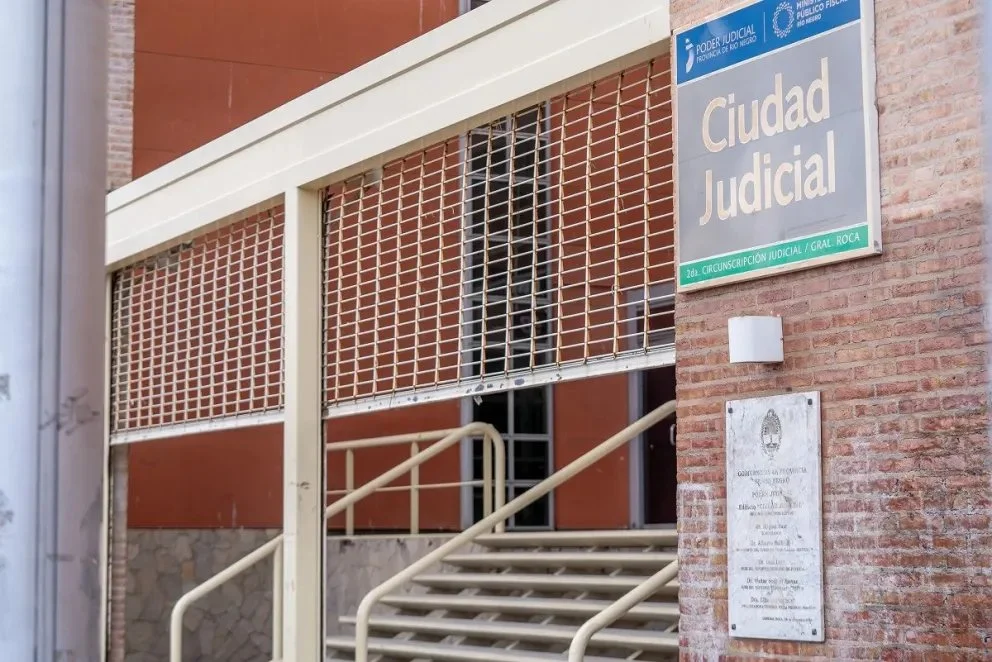 El edificio judicial de General Roca.