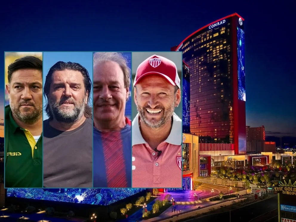 Los exfutbolistas no pagaron créditos de juego en un imponente casino de Las Vegas y fueron demandados. Fotos: archivo