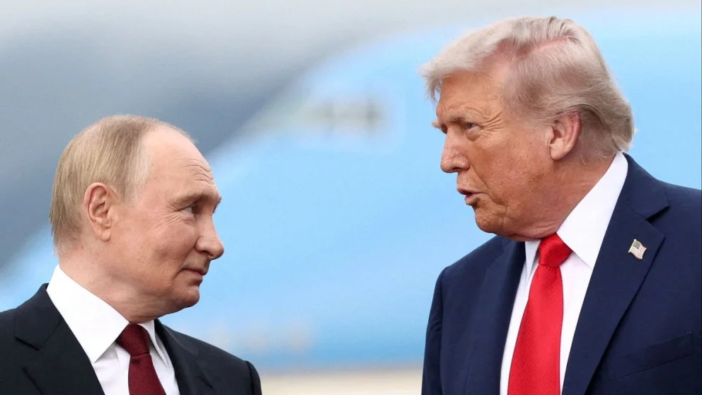El presidente de Rusia Vladimir Putin y el de Estados Unidos, Donald Trump.
