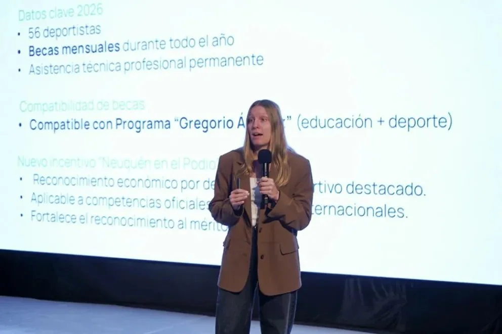 Neuquén invierte más de 250 millones en becas para atletas de alto rendimiento.