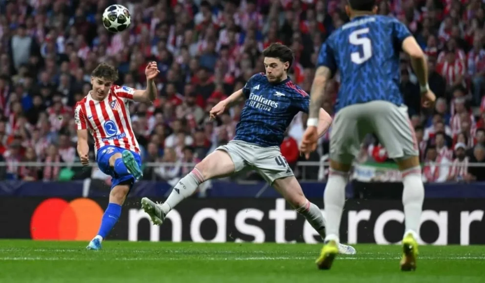 Arsenal y Atlético de Madrid buscarán el pase a la final de la Champions. Foto: TyC Sports