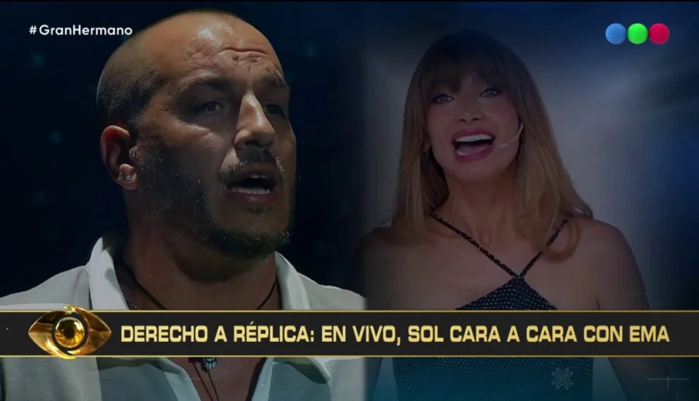 Solange Abraham y Emanuel Di Gioia protagonizaron el Derecho a Réplica más violento de la temporada en la pantalla de Telefe.